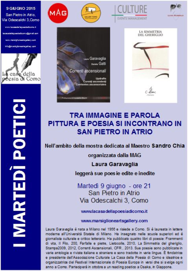 I MARTEDì POETICI – TRA IMMAGINE E PAROLA. PITTURA E POESIA SI INCONTRANO IN SAN PIETRO IN ATRIO