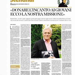 Mia intervista al poeta spagnolo Rafael Soler pubblicata su LAa Provincia del 16/03/2023 Mia intervista al poeta spagnolo Rafael Soler pubblicata su LAa Provincia del 16/03/2023